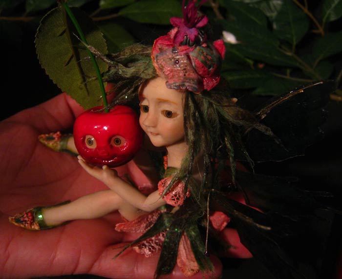 Ooak Fairy Fae Licia and little Sisters